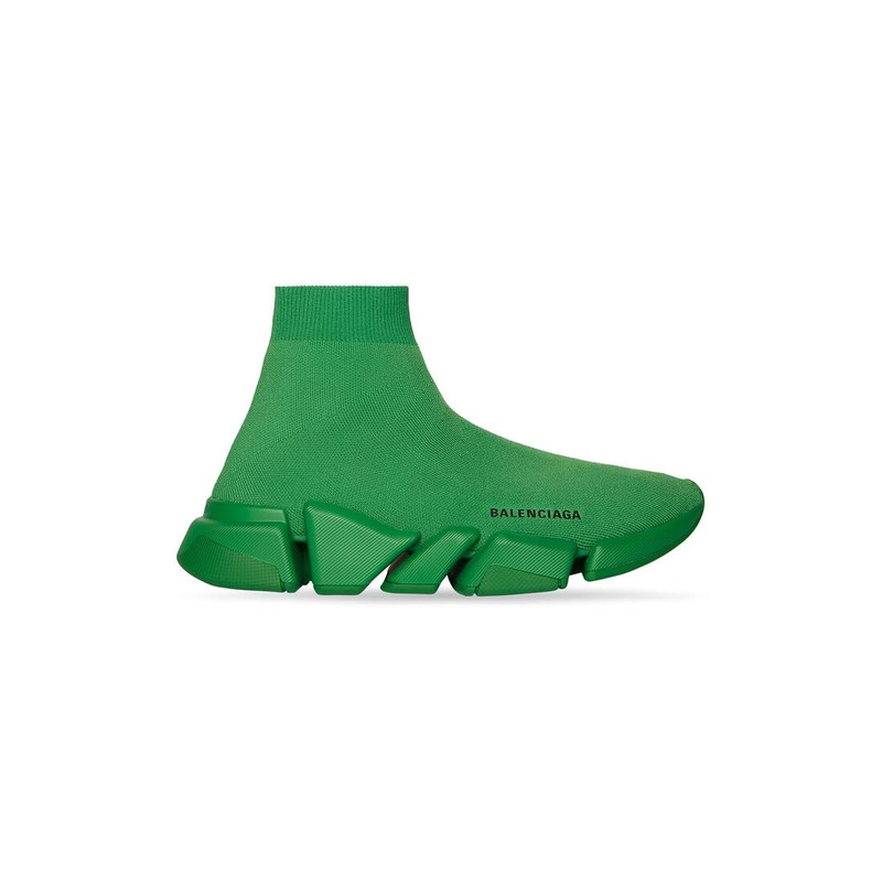 Men's Speed 2.0 Monocolor Recycled Knit Sneaker in Green - 1