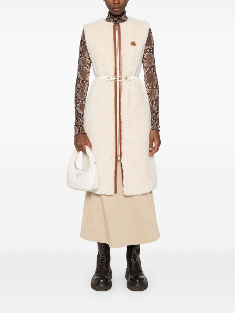 Sorbier faux-fur midi coat - 2