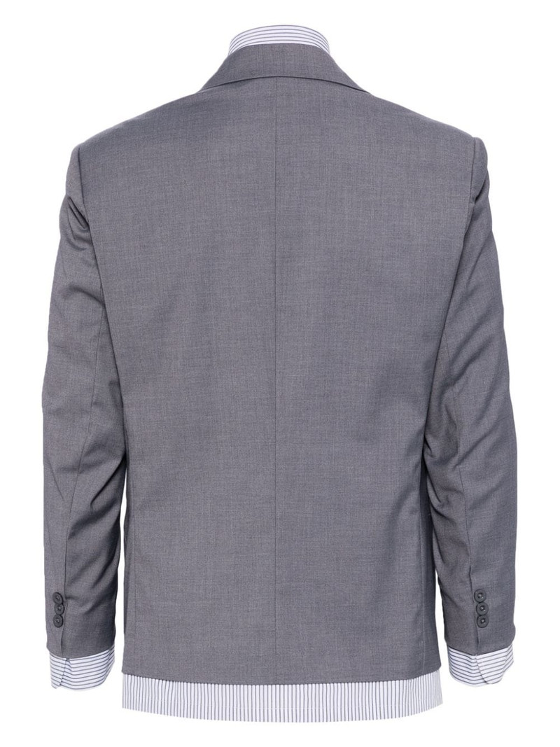 KidSuper single-breasted layered blazer outlook