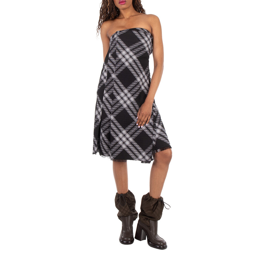 Burberry Checked Wrap Minidress - 5