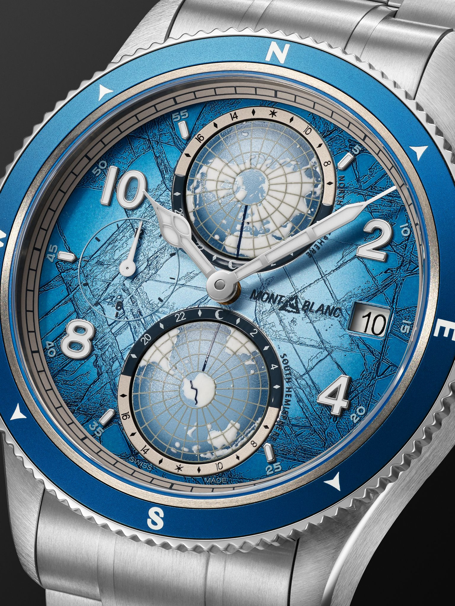 1858 Geosphere 0 Oxygen South Pole Exploration Limited Edition Automatic 42mm Interchangeable Titani - 5
