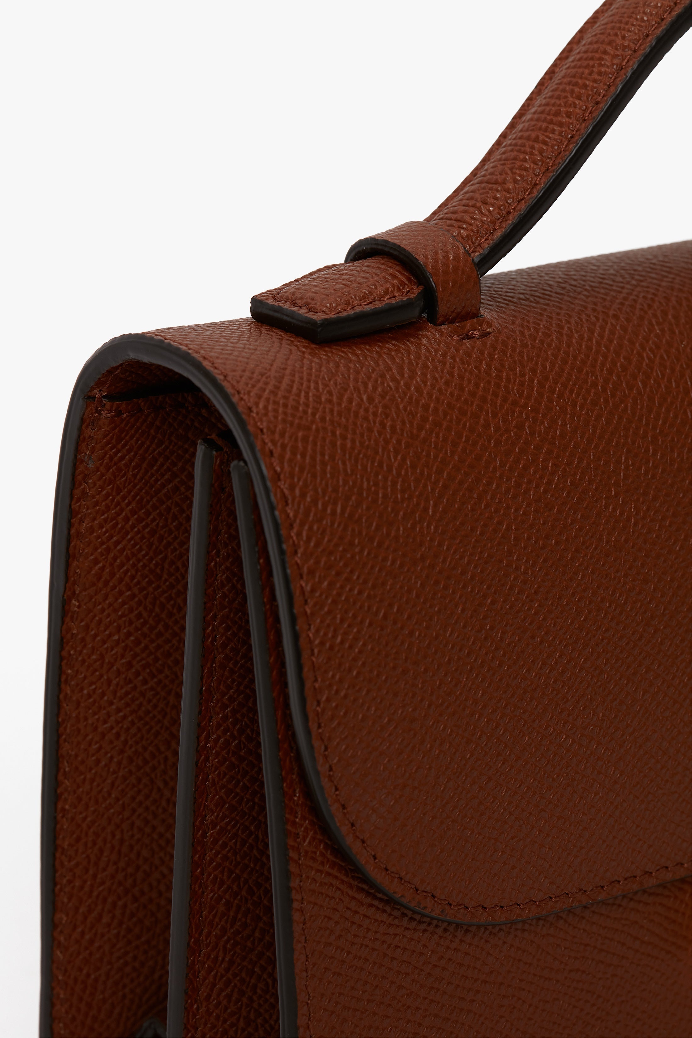 Exclusive Mini Dorian Bag In Tan Grained Leather - 5