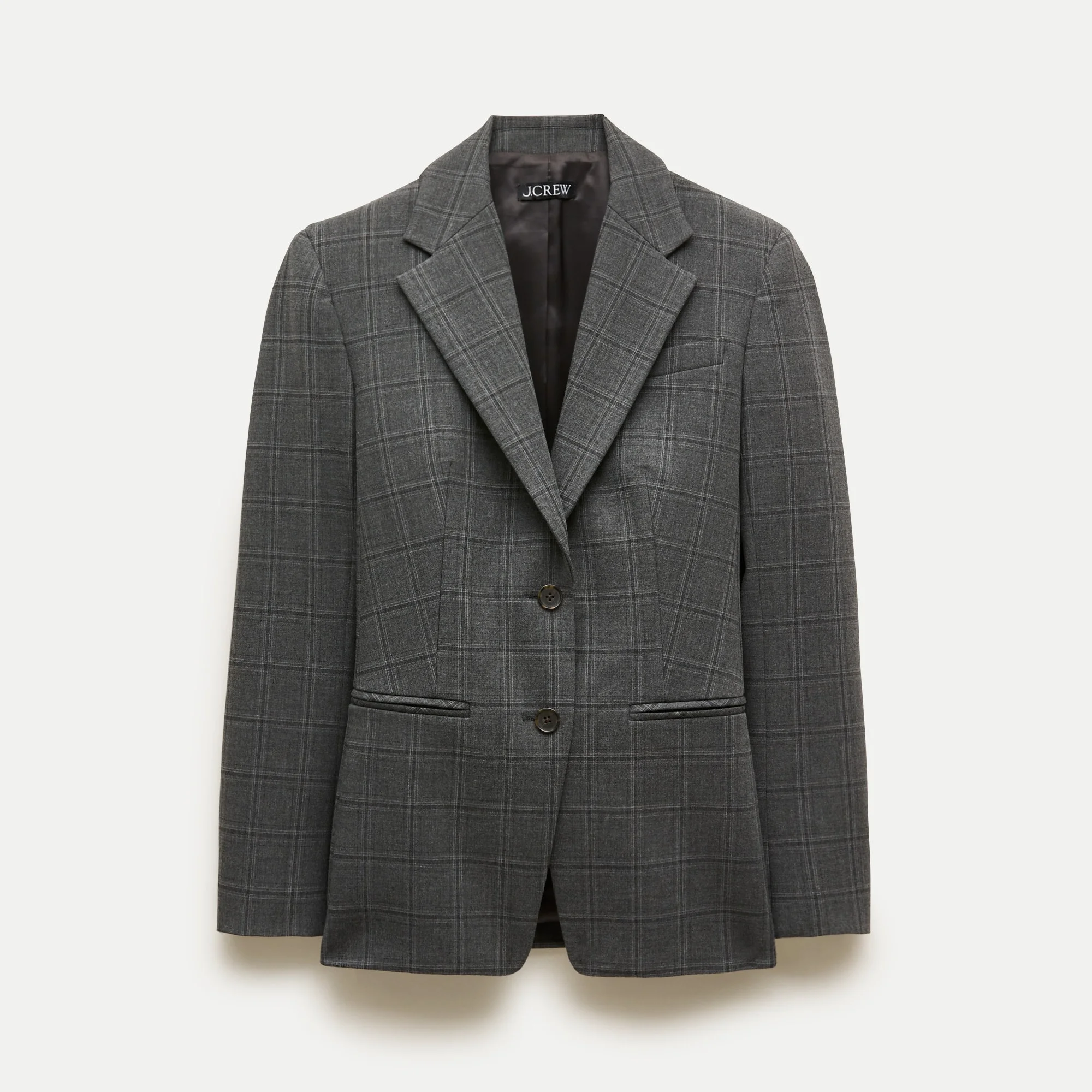 Margeaux blazer in plaid four-season stretch - 1