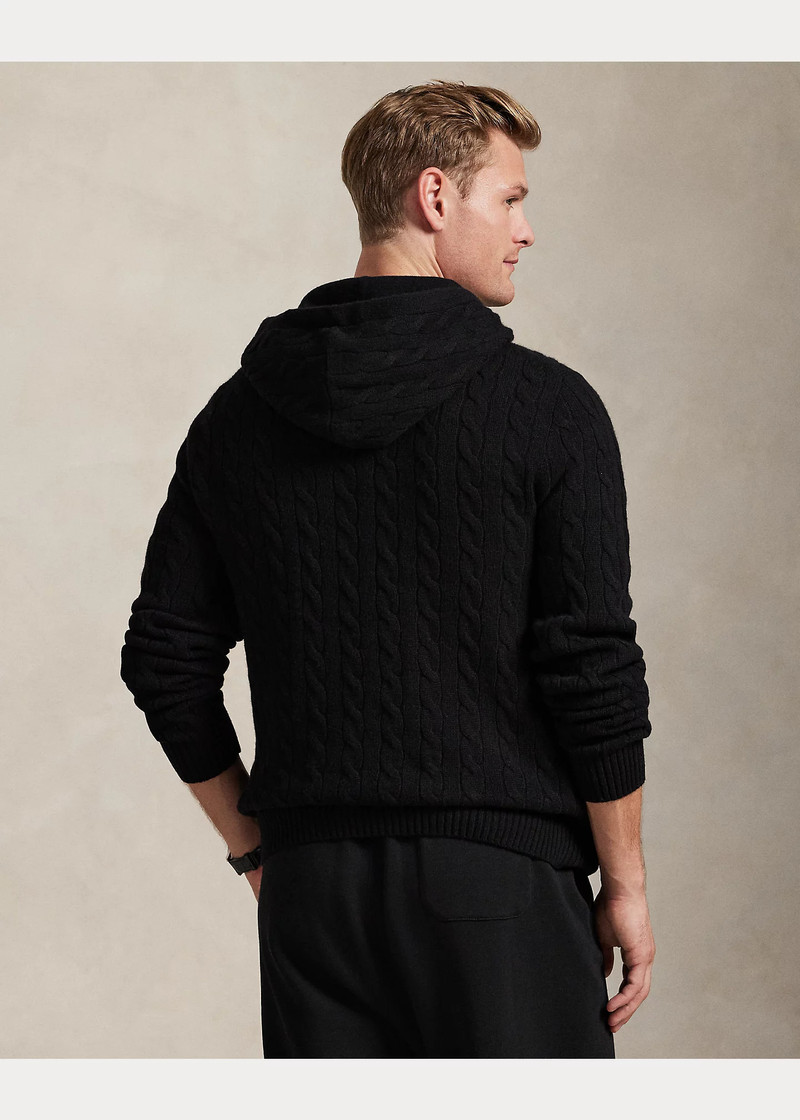 Pink Pony Cable-Knit Hoodie 4