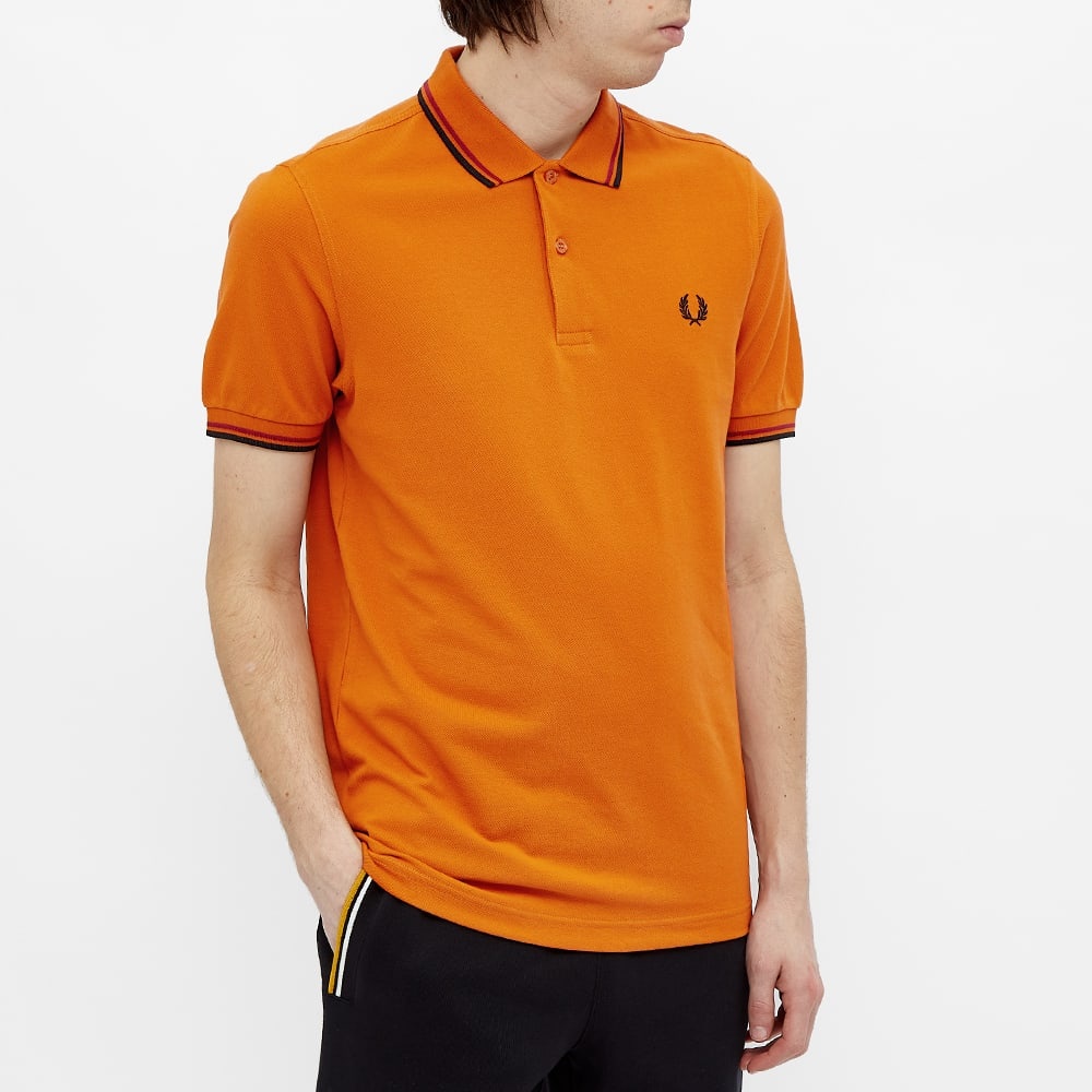 Fred Perry Slim Fit Twin Tipped Polo - 4