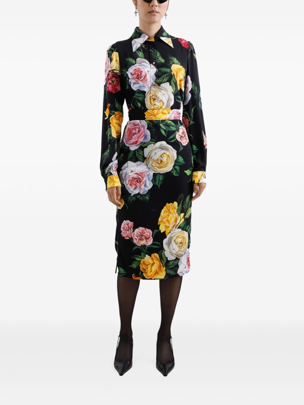 silk-charmeuse shirt - 2