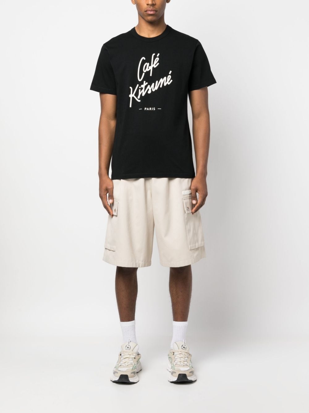 logo-print cotton T-shirt - 2