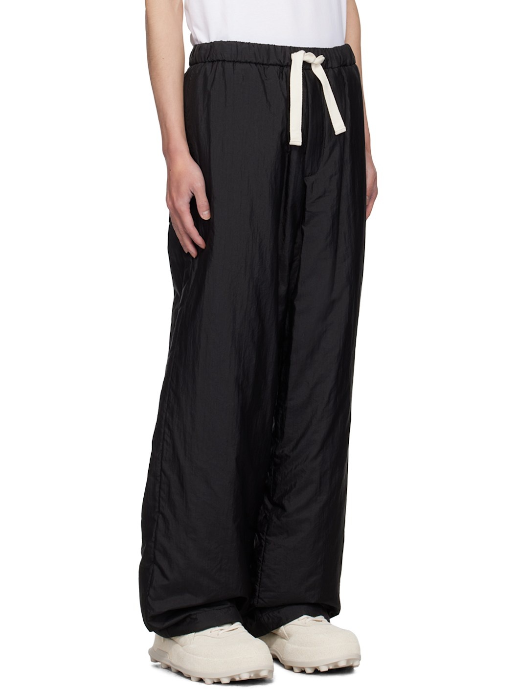 Black Padded Trousers - 2