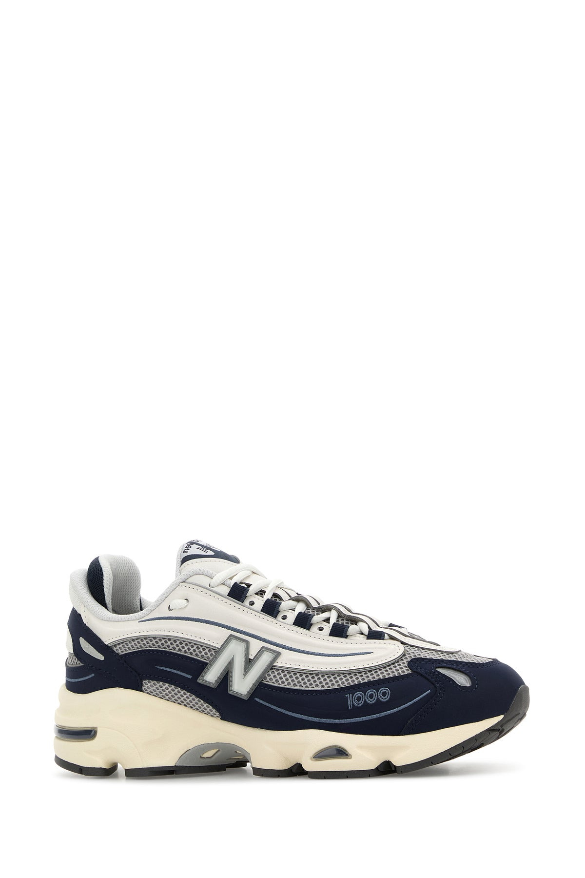 Multicolor rubber and mesh 1000 sneakers - 2