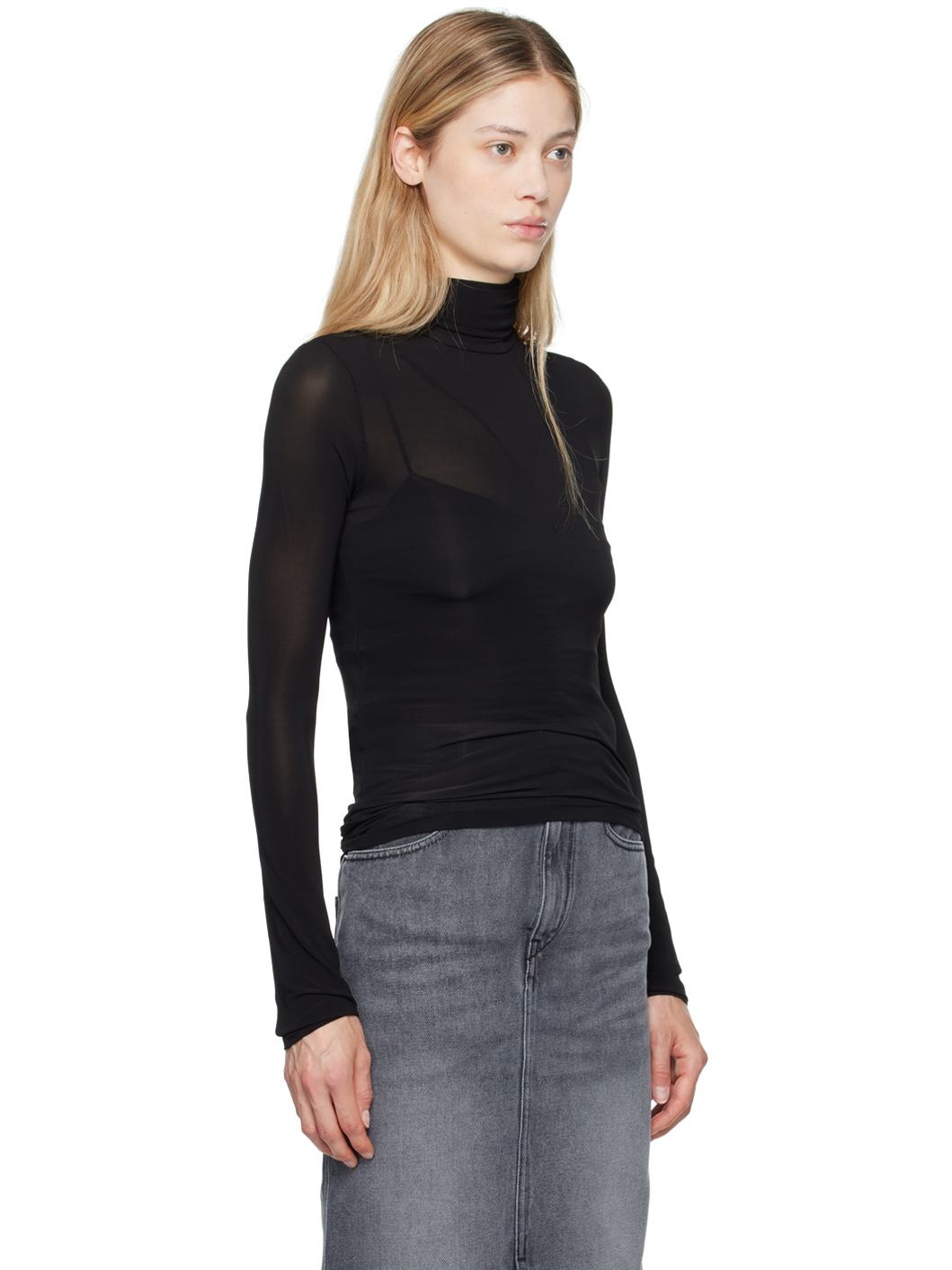 Black Joyela Turtleneck - 2
