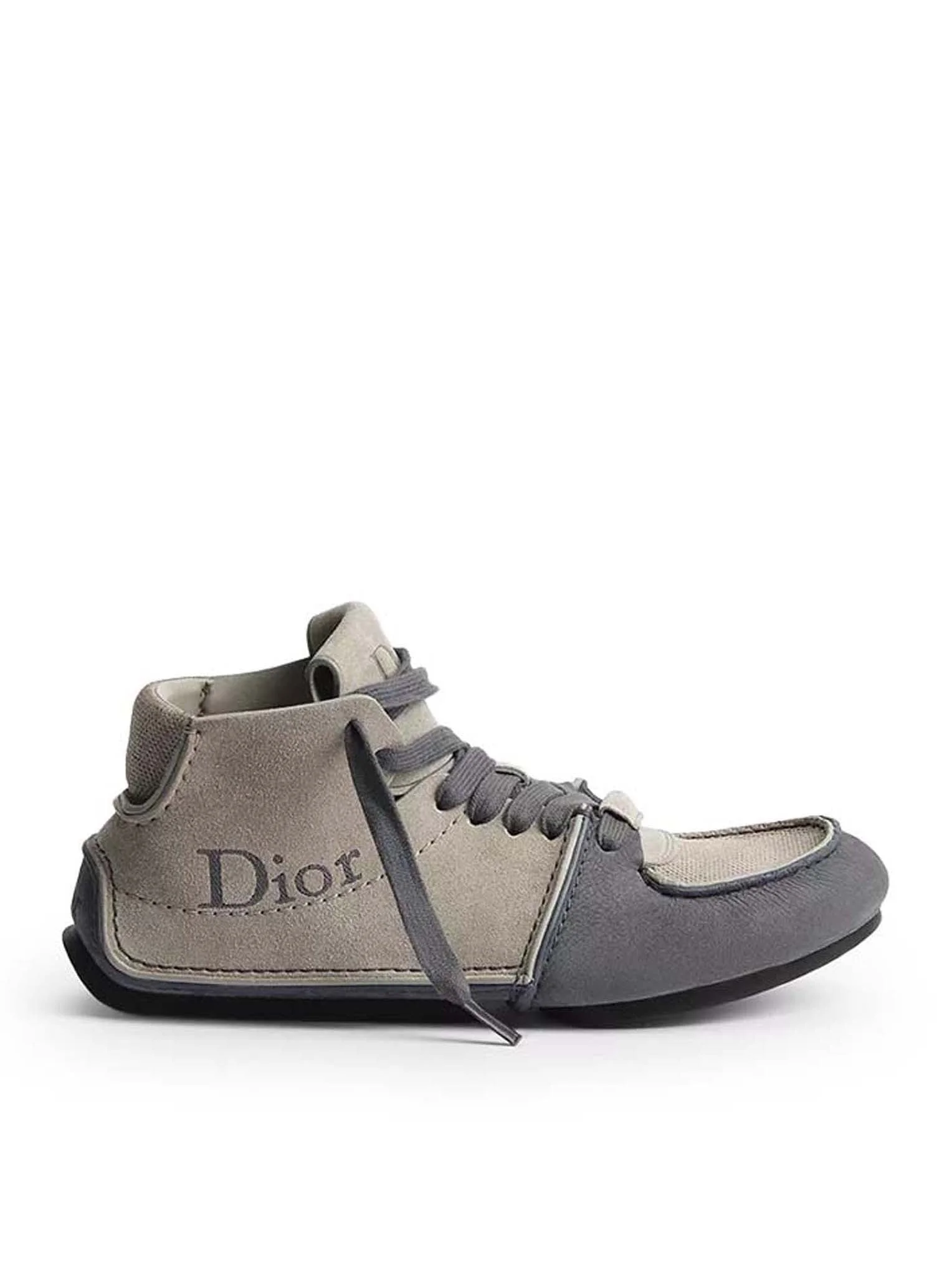 DIOR ROADIE LACE-UP BOOT IN SUEDE - 1