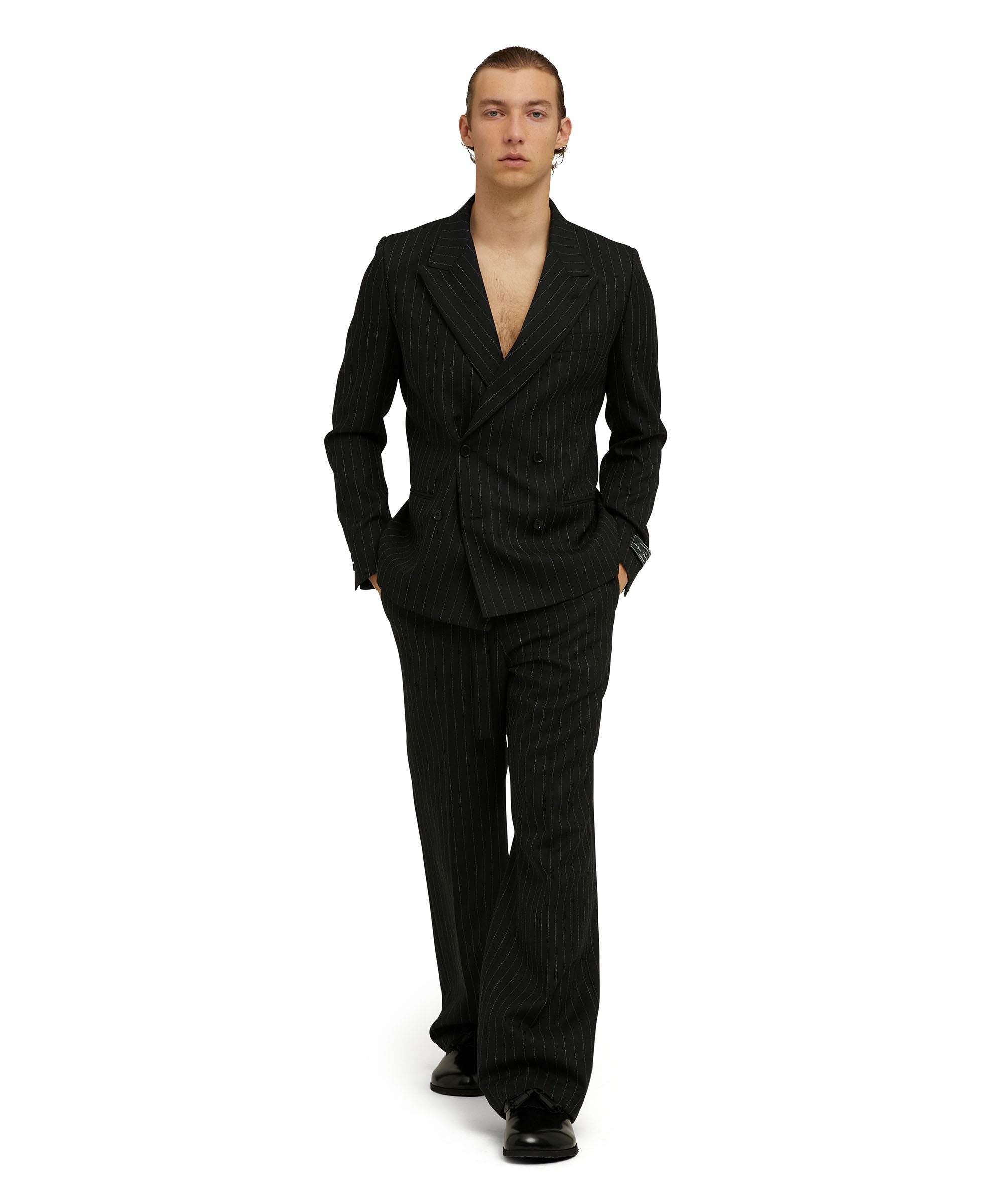 Pure wool jacket with "Punk Pinstripe" workmanship - 5