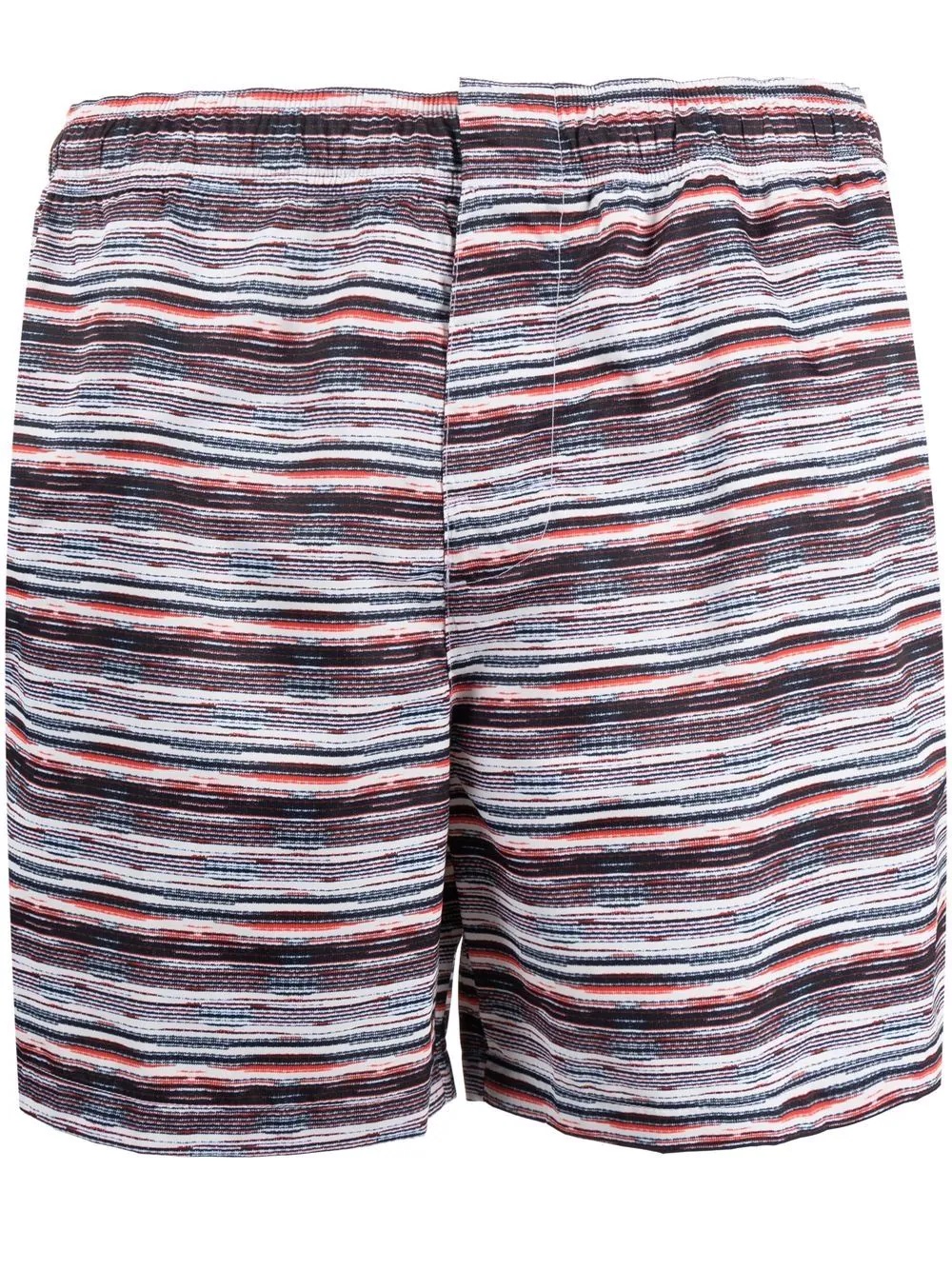 stripe-print swim shorts - 1