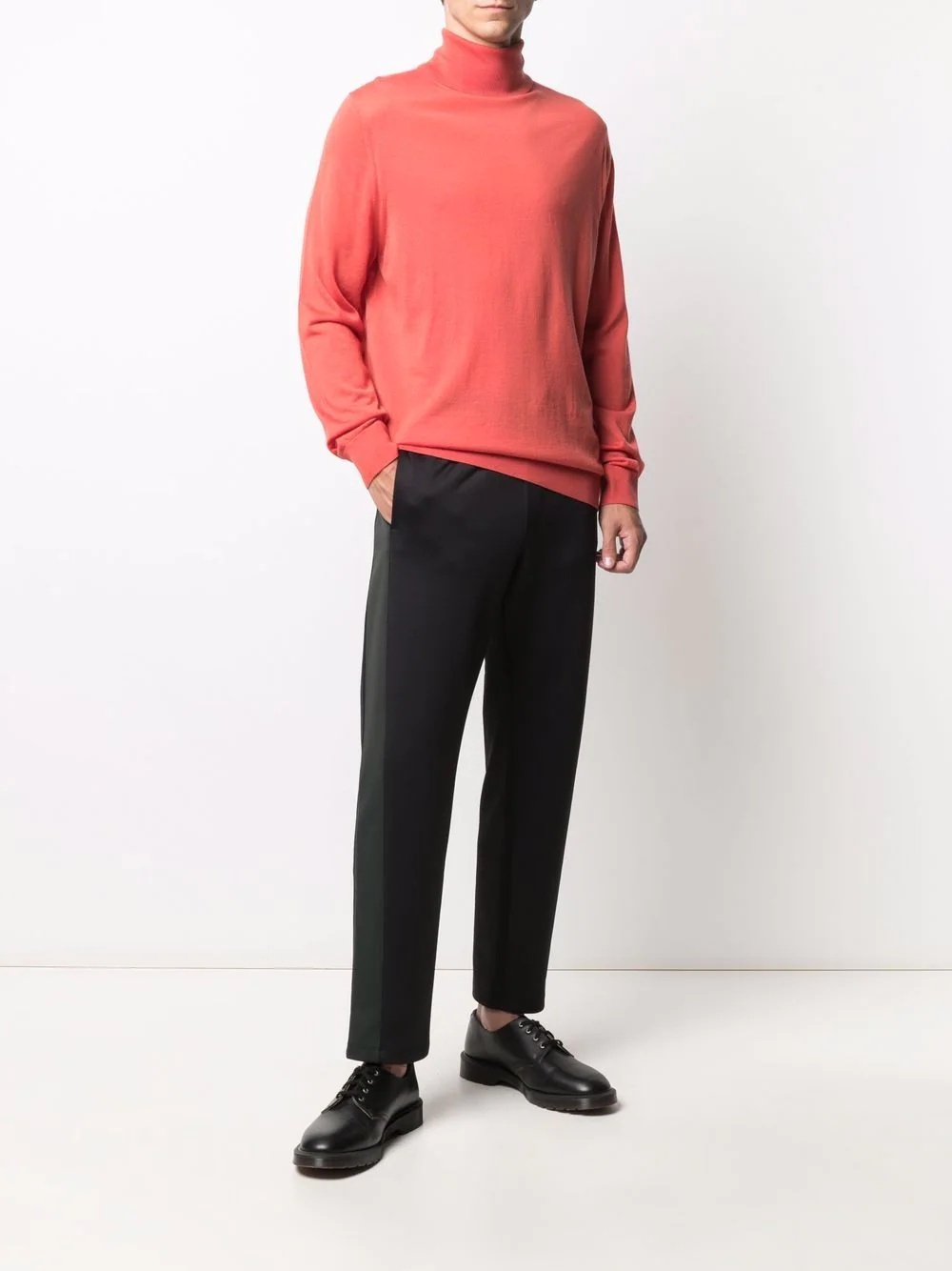 roll-neck fitted jumper - 2