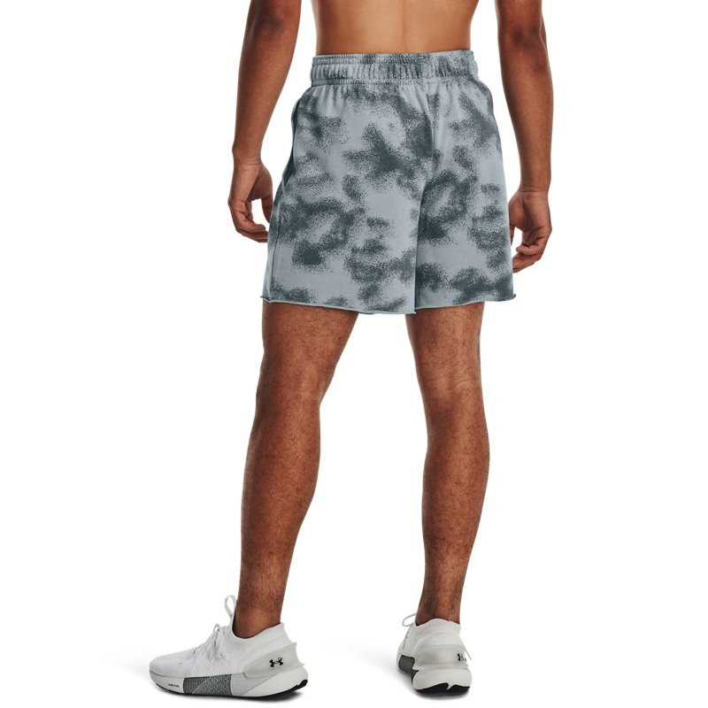 Under Armour Rival Terry 6inch Short 'Blue Grey' 1377578-465 4