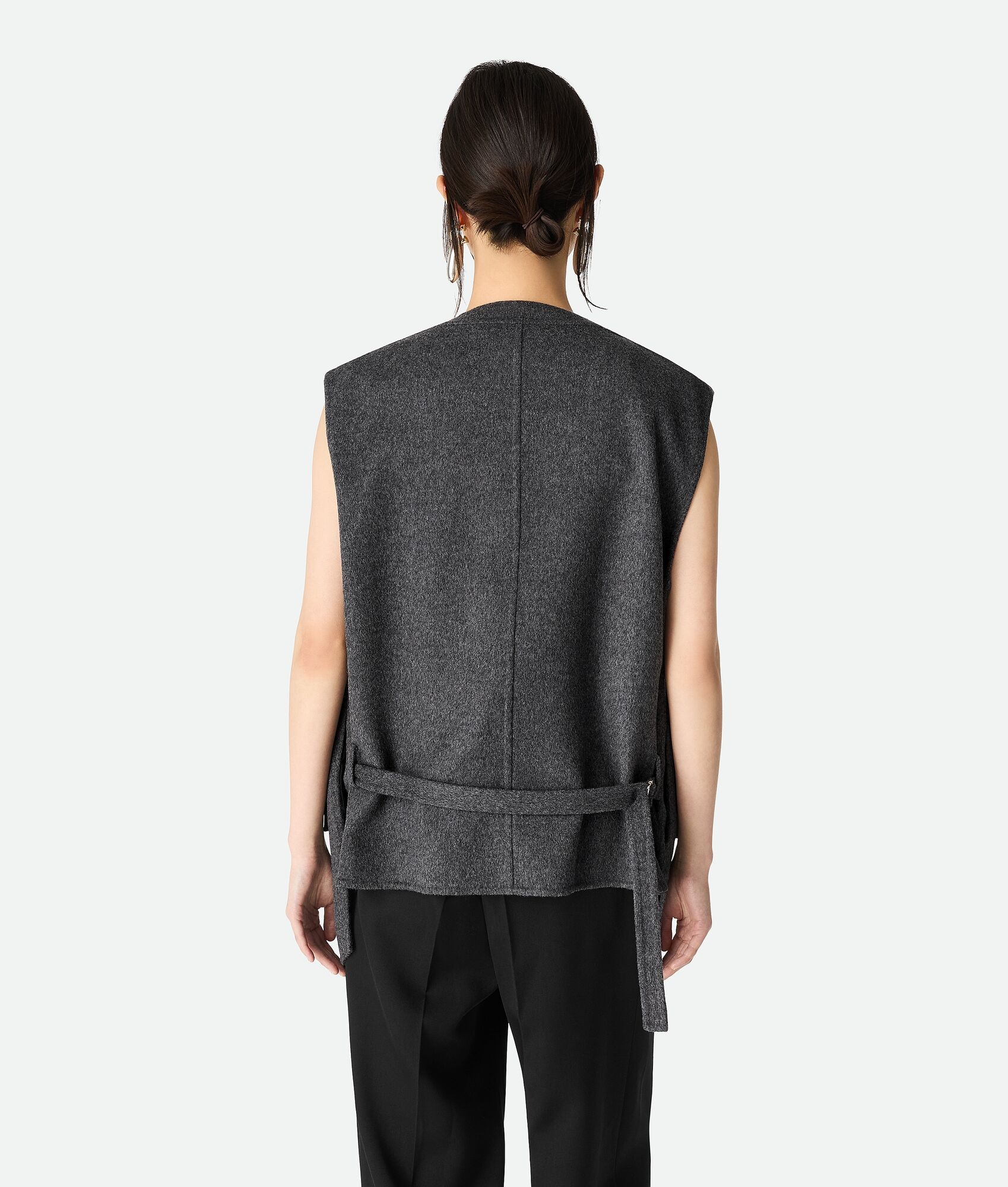 Double Face Wool Gilet - 3