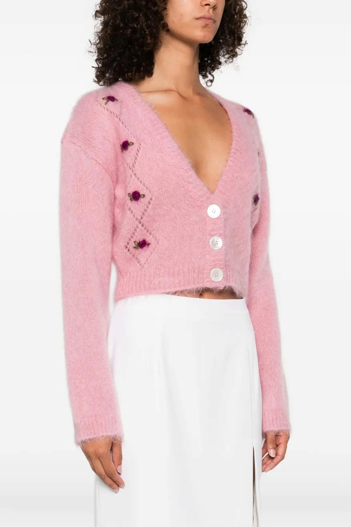 'Carded Mohair' cardigan - 2