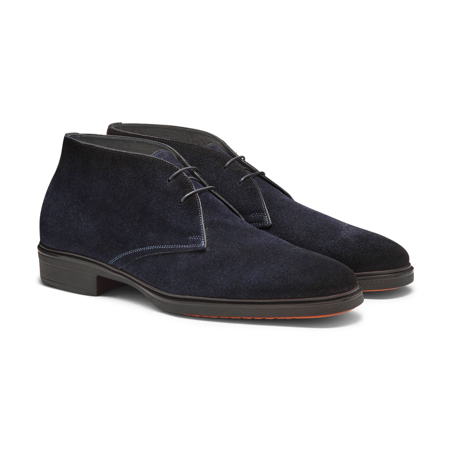Men's blue suede Easy desert boot - 2