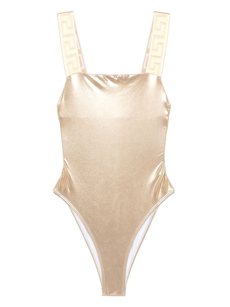 Greca-detail swimsuit 1