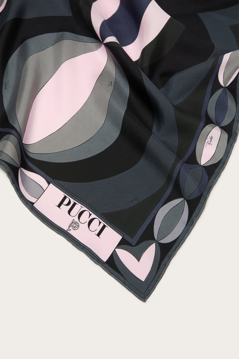 COLLANE PRINT SILK TWILL SCARF 4