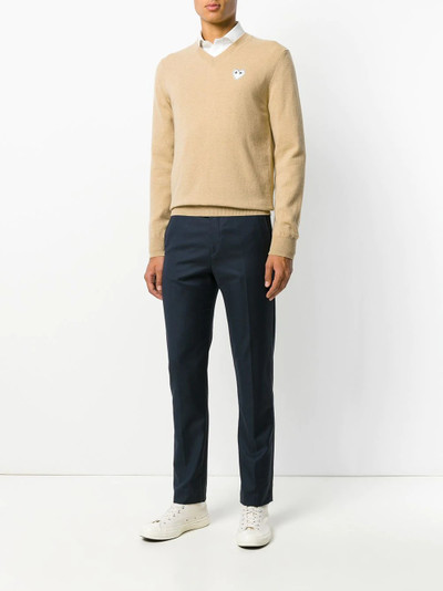 Comme des Garçons PLAY v-neck jumper outlook