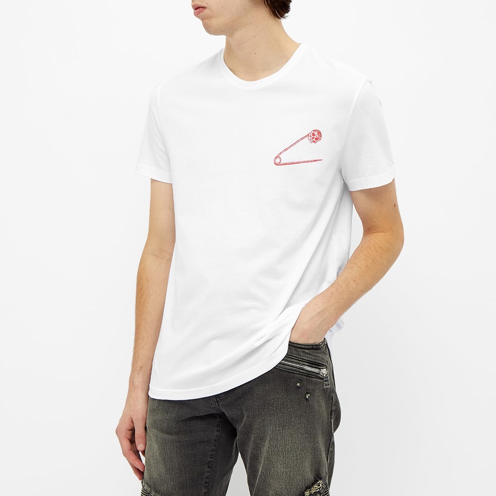 Alexander McQueen Safety Pin Print Tee - 4