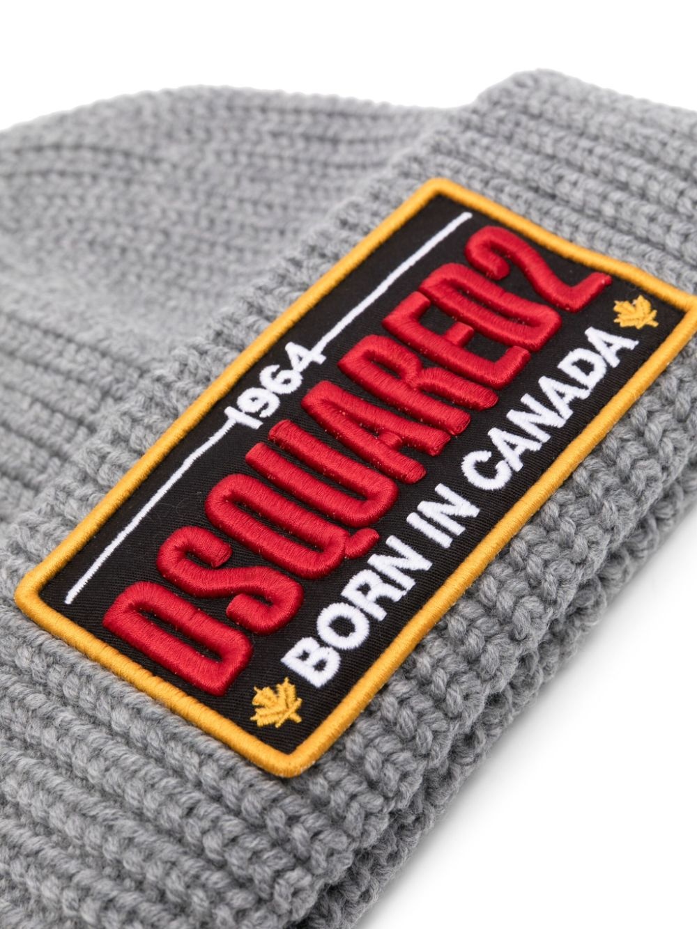 logo-patch beanie - 2