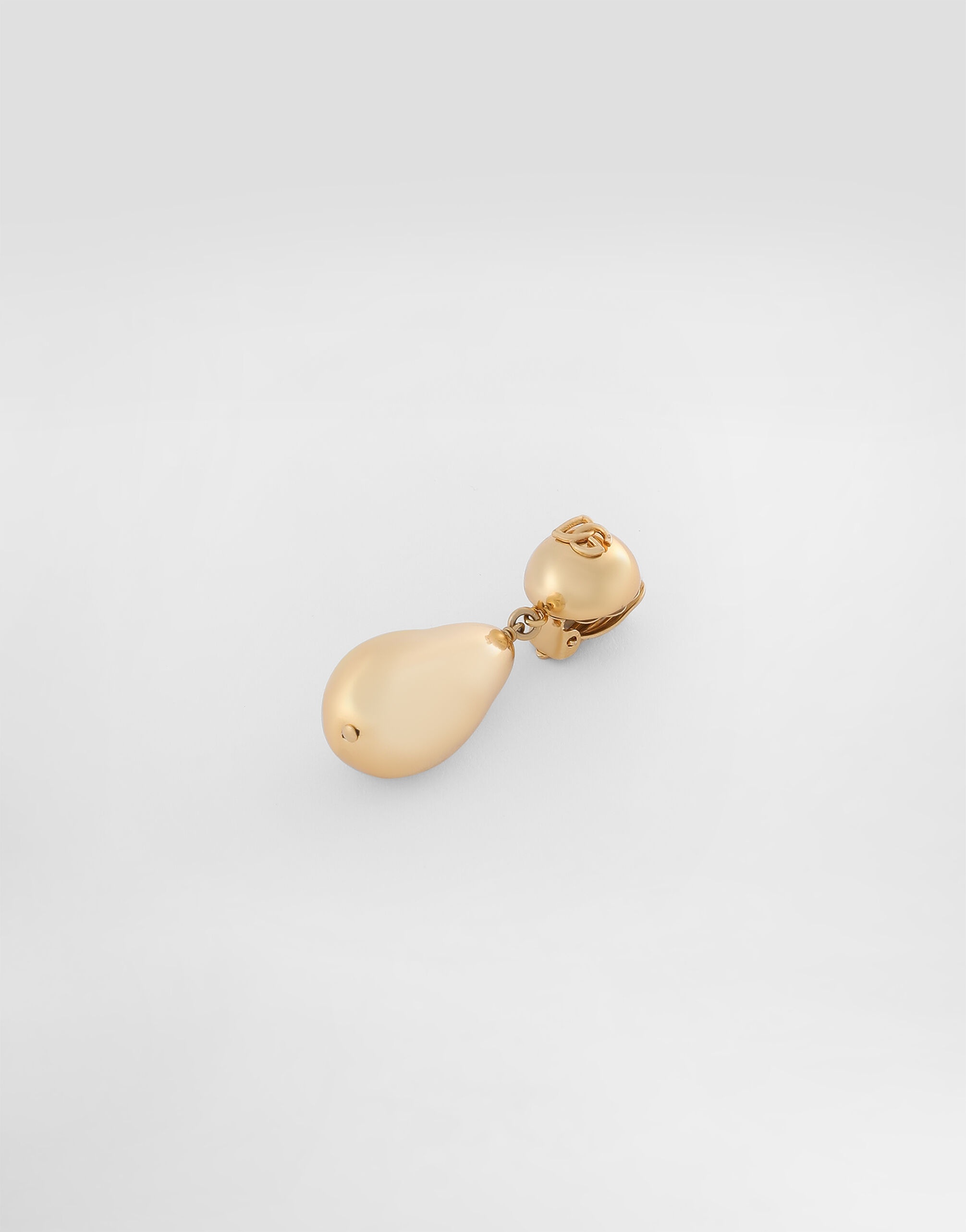 Teardrop earrings with DG logo - 3
