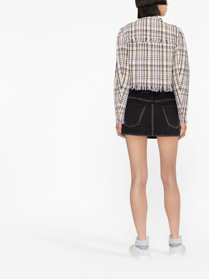 cropped tweed jacket - 4