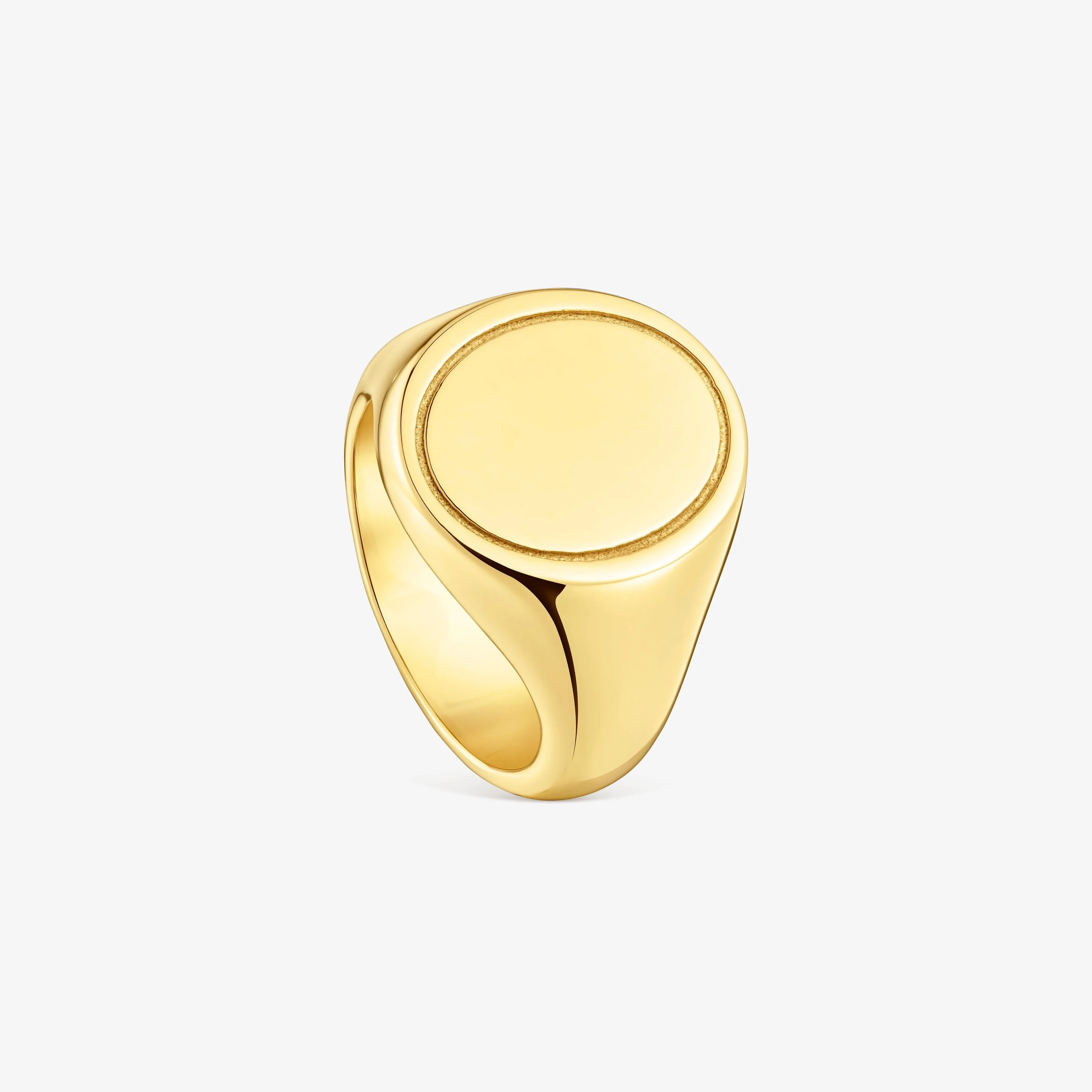 16 mm 18K gold vermeil Signet ring TOUS Basics - 1