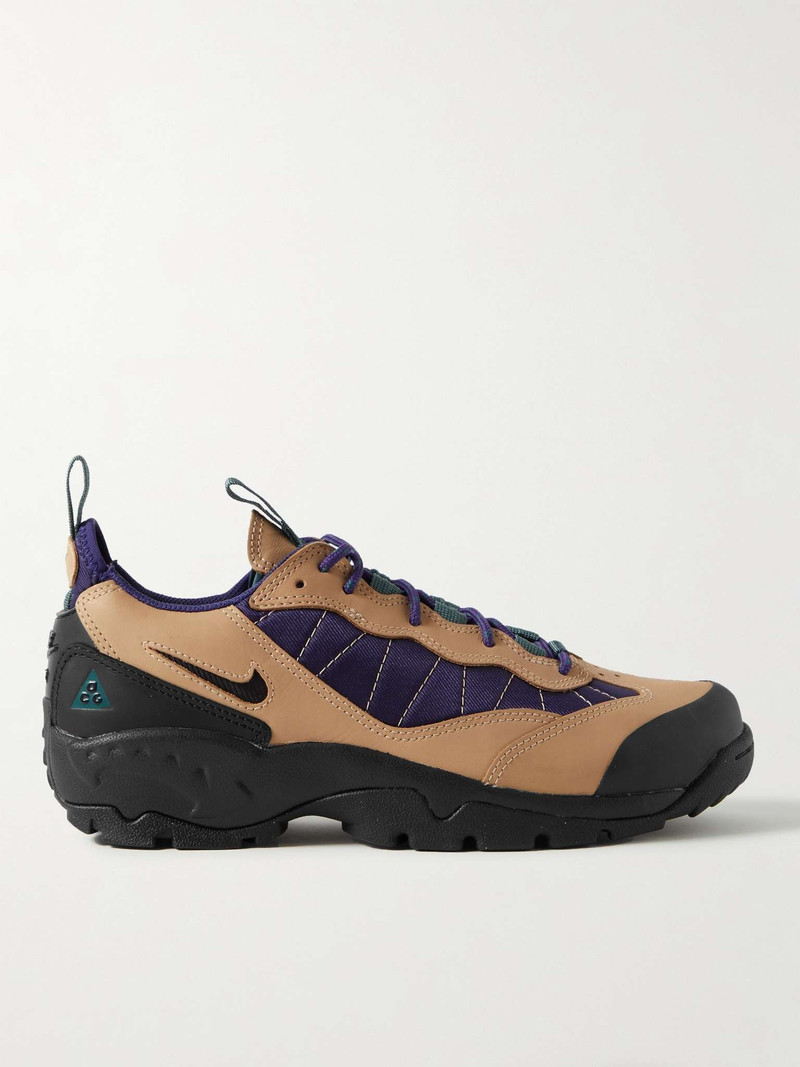ACG Air Mada Rubber-Trimmed Leather and Mesh Hiking Sneakers - 1