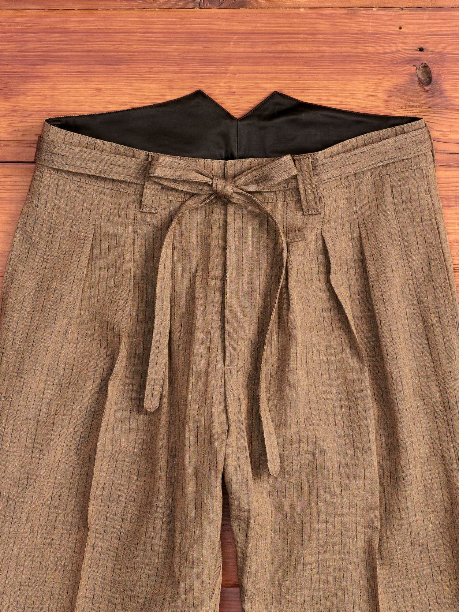 visvim Hakama Pants Santome in Grey | REVERSIBLE