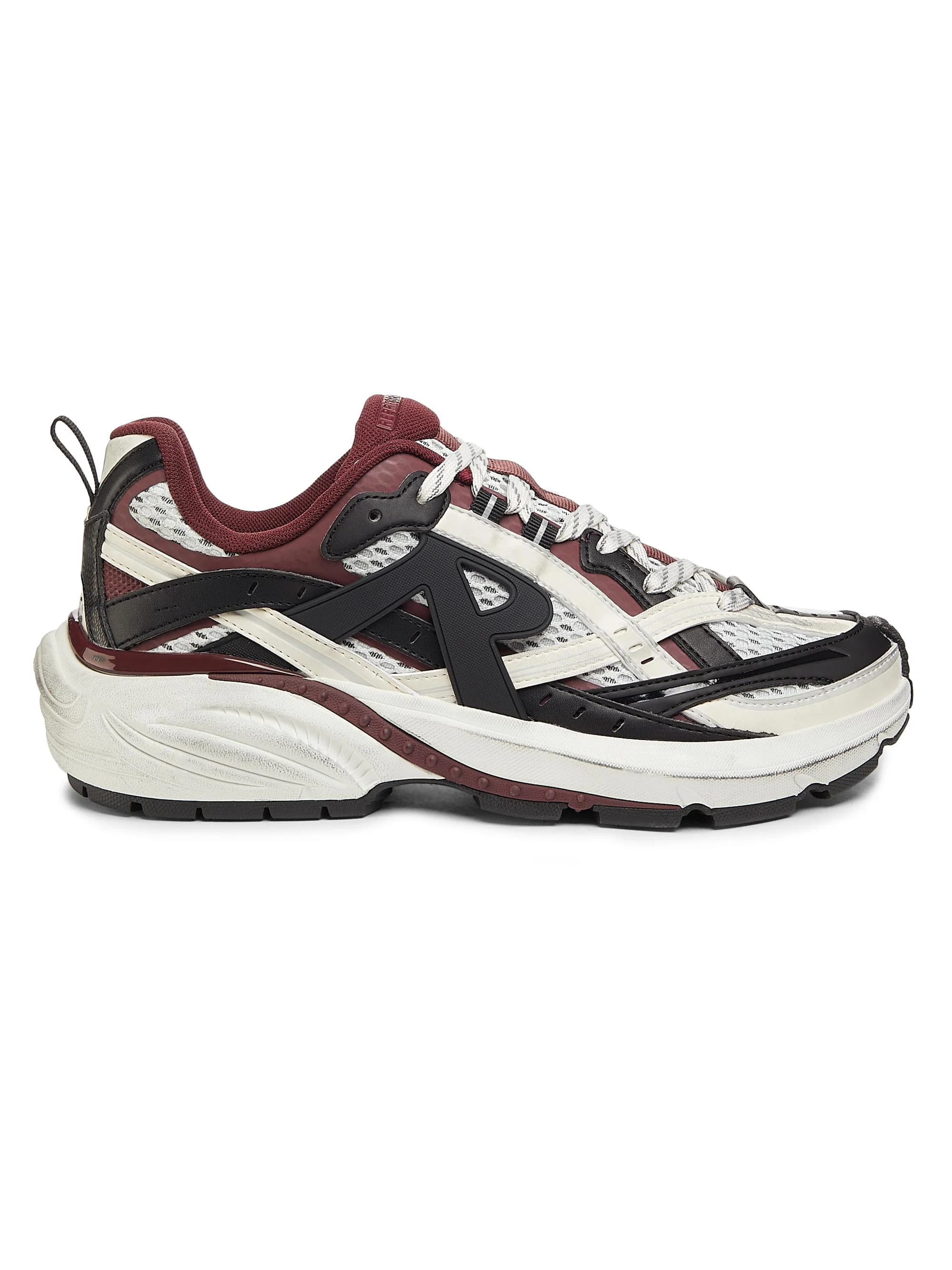 Men's Mesh Storm Runner Sneaker - Maroon - 1