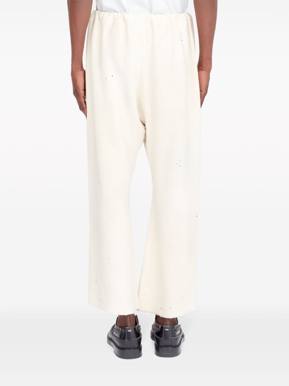 cut-out hem track pants - 5