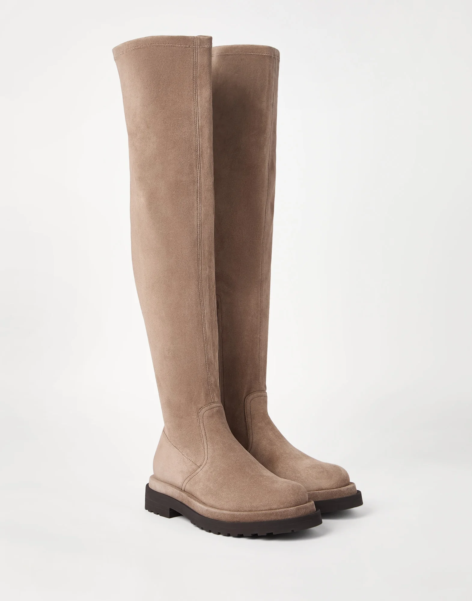 Over-the-knee boots in suede - 1
