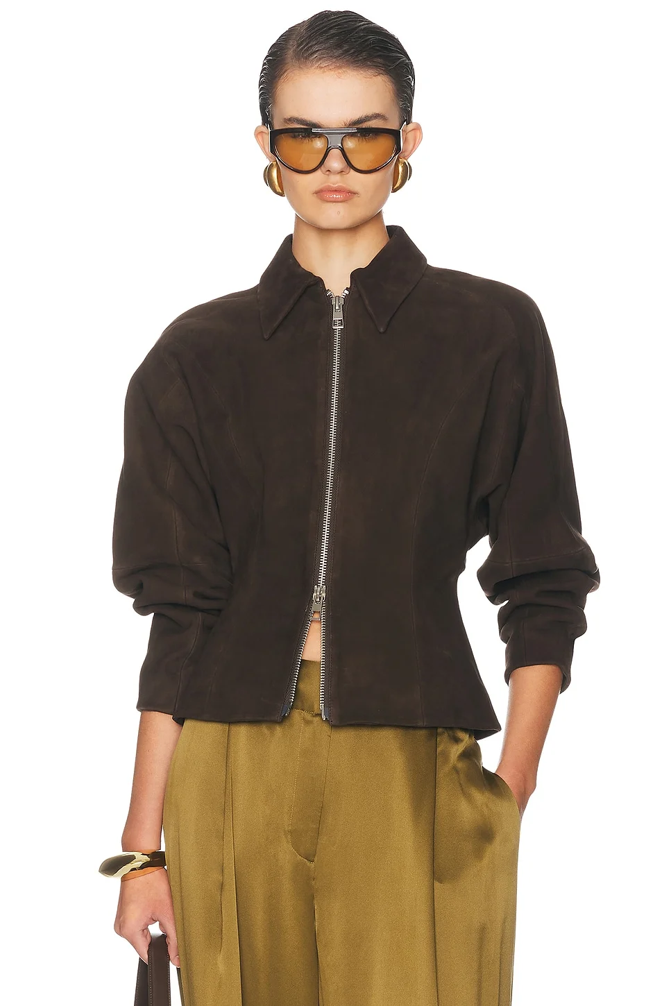 Fitted Leather Jacket - 1
