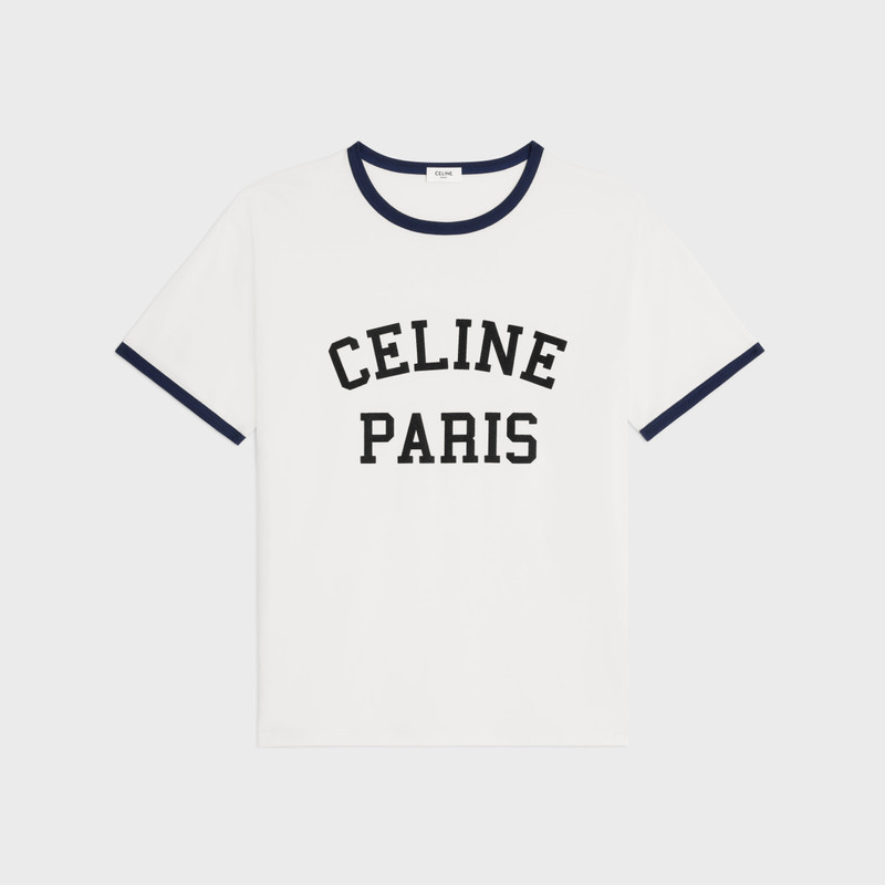 CELINE PARIS loose t-shirt in cotton jersey 1