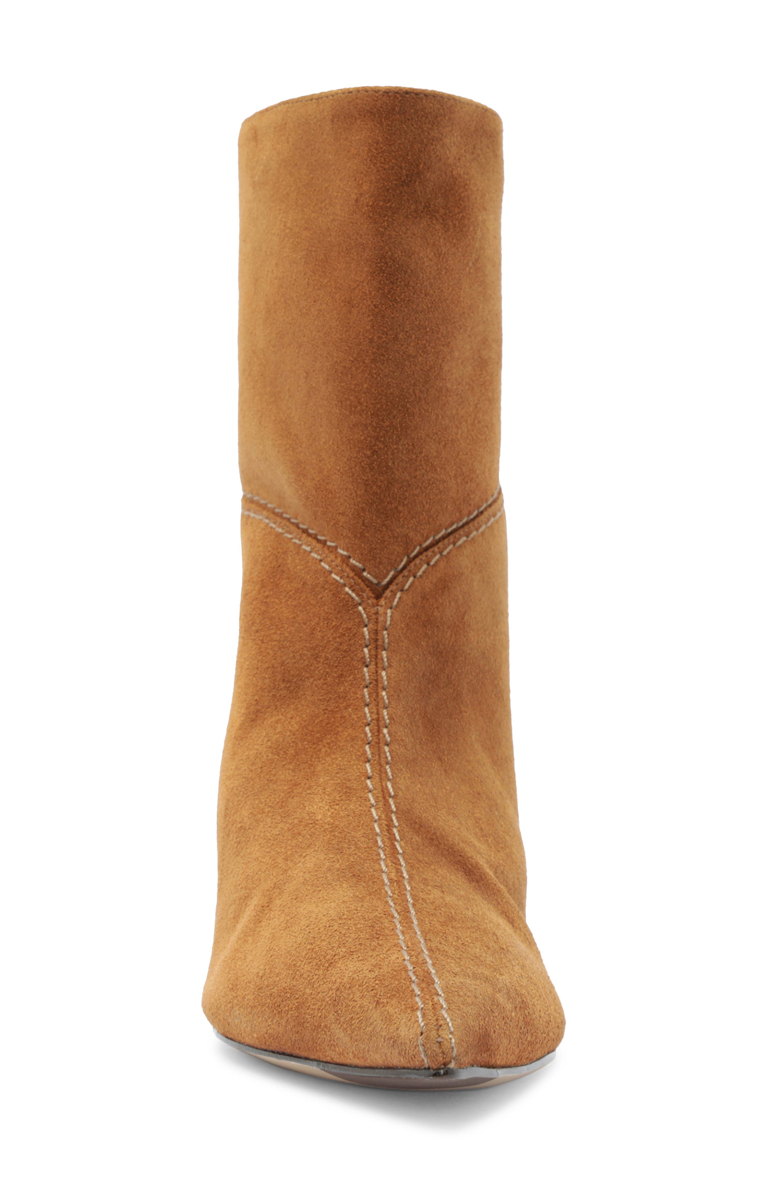 Alexandre Birman Malva Pointed Toe Bootie in Espresso at Nordstrom - 4