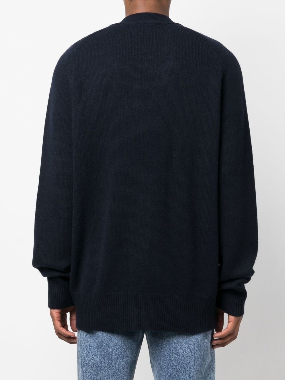 V-neck knit cardigan - 6