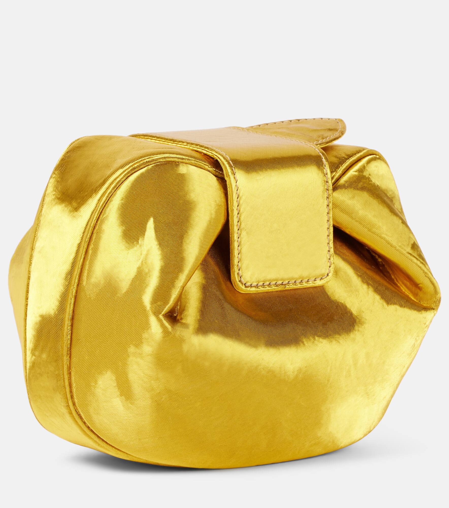 Soft Demi metallic-effect clutch - 4