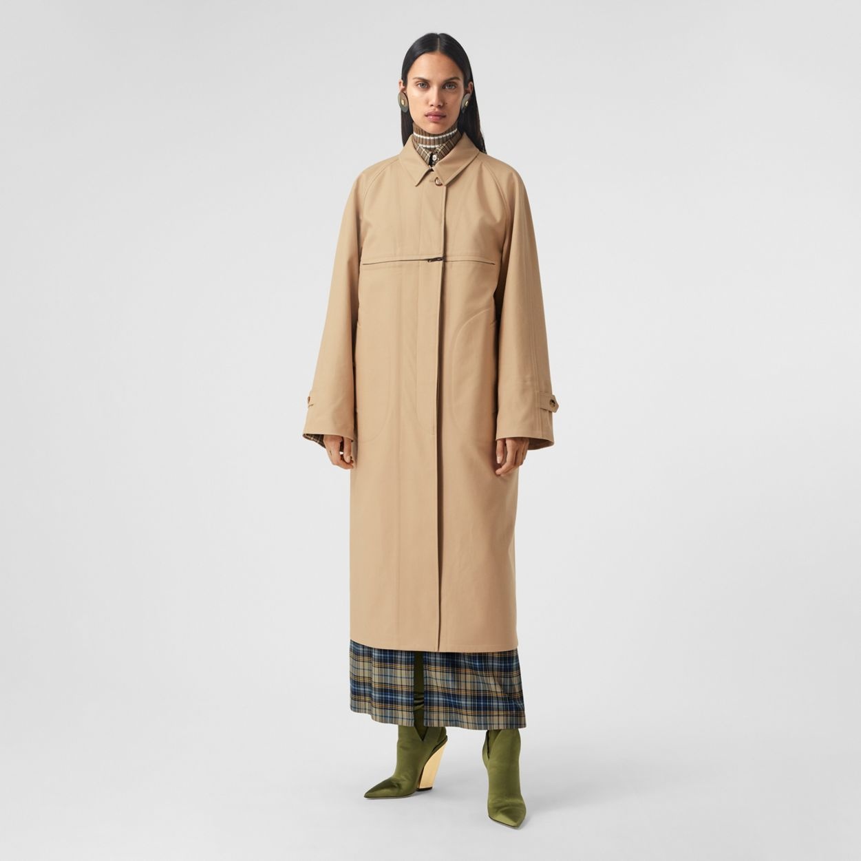 Cotton Gabardine Reconstructed Car Coat - 5