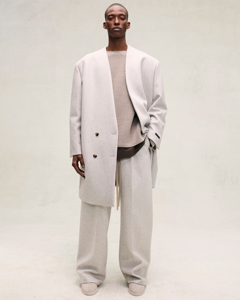 Fear of God Military Wool Long Relaxed Lapelless Blazer outlook