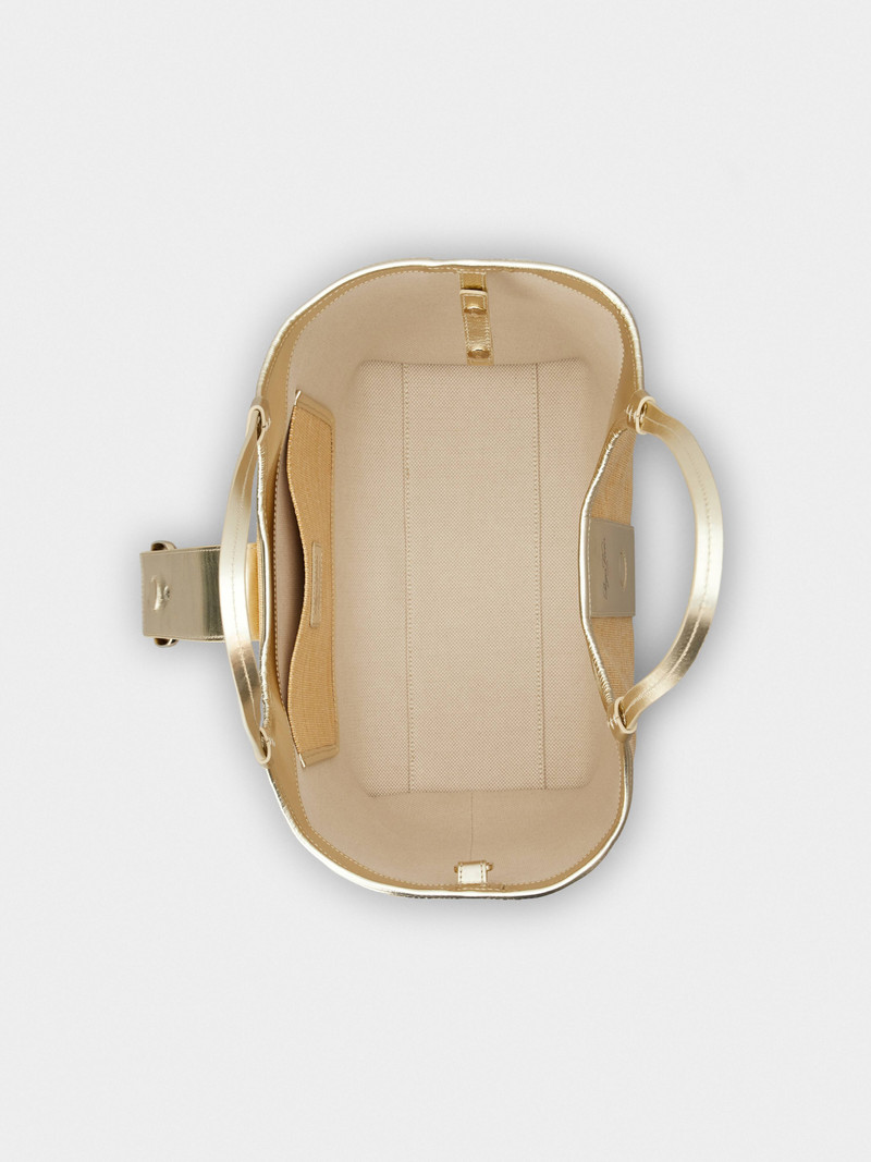 Viv' Choc Medium Shopping Bag in Fabric 7