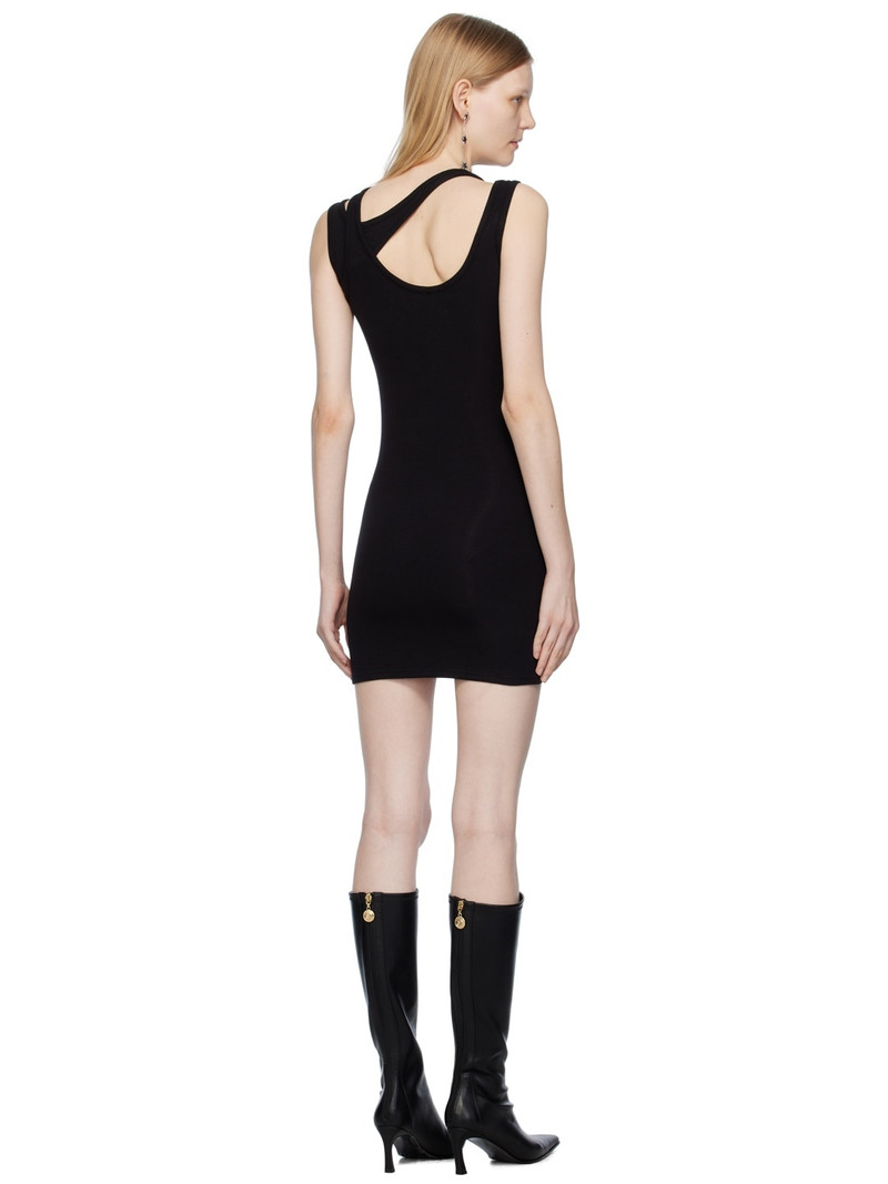 커트 아웃 디테일 ribbed-knit 드레스 3