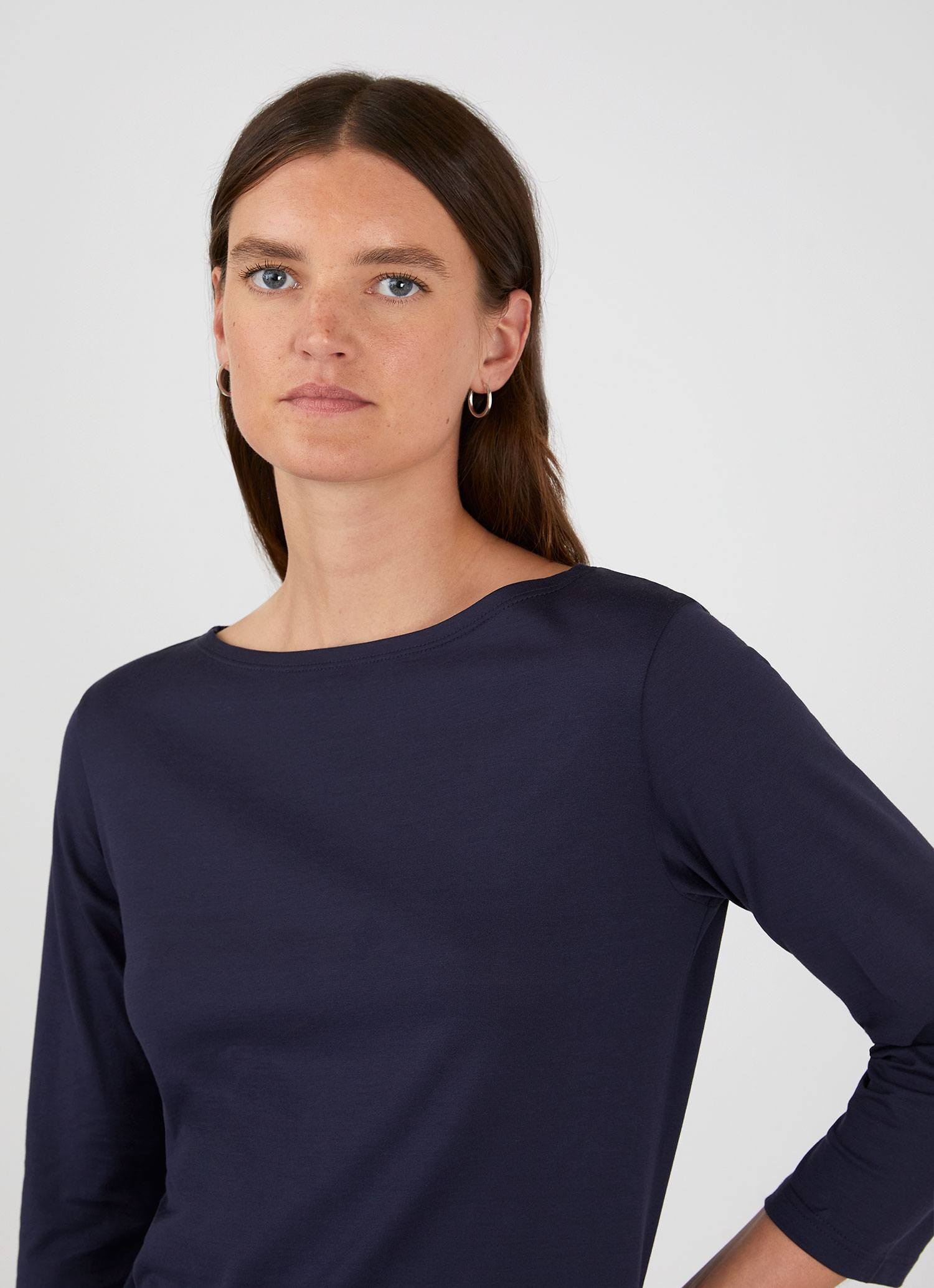 Boat Neck T‑shirt - 4