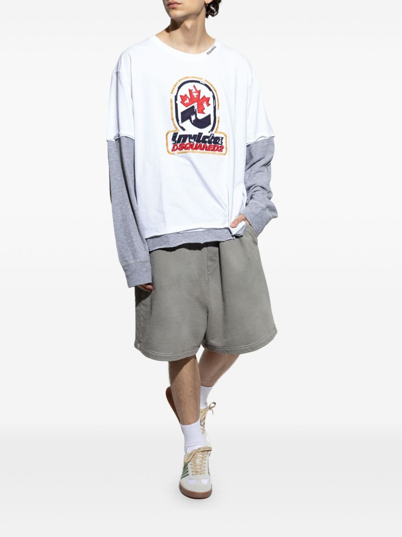 DSQUARED2 cotton shorts outlook