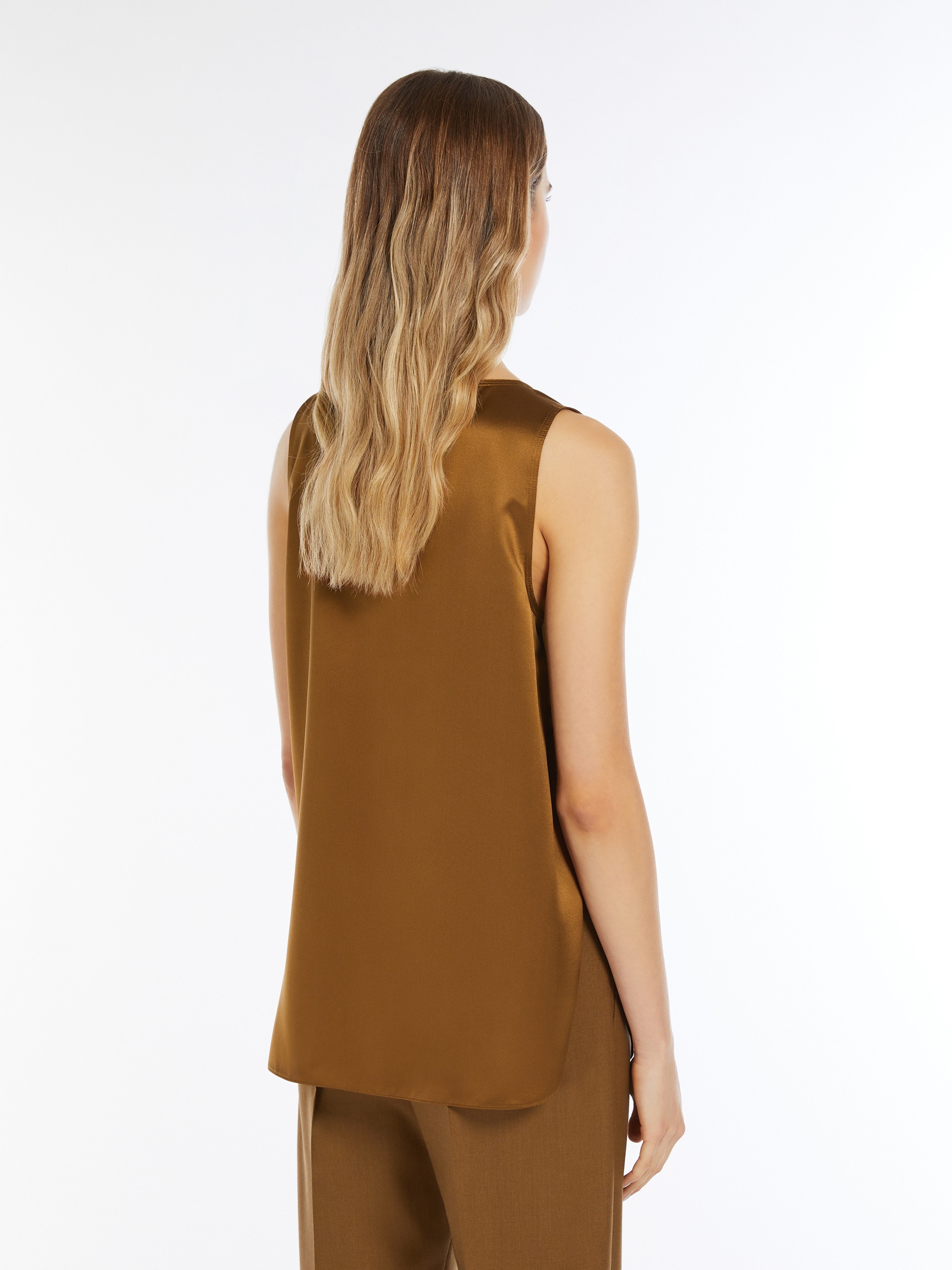 FILLY Silk satin top - 4
