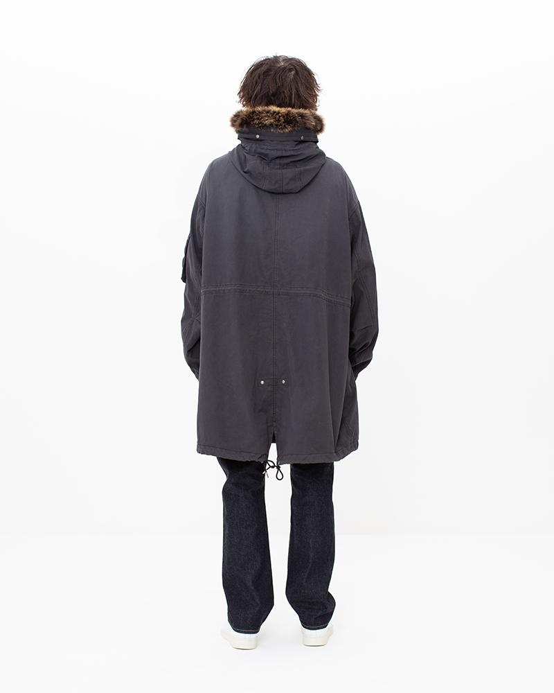 SIX-FIVE FISHTAIL PARKA BLACK - 3