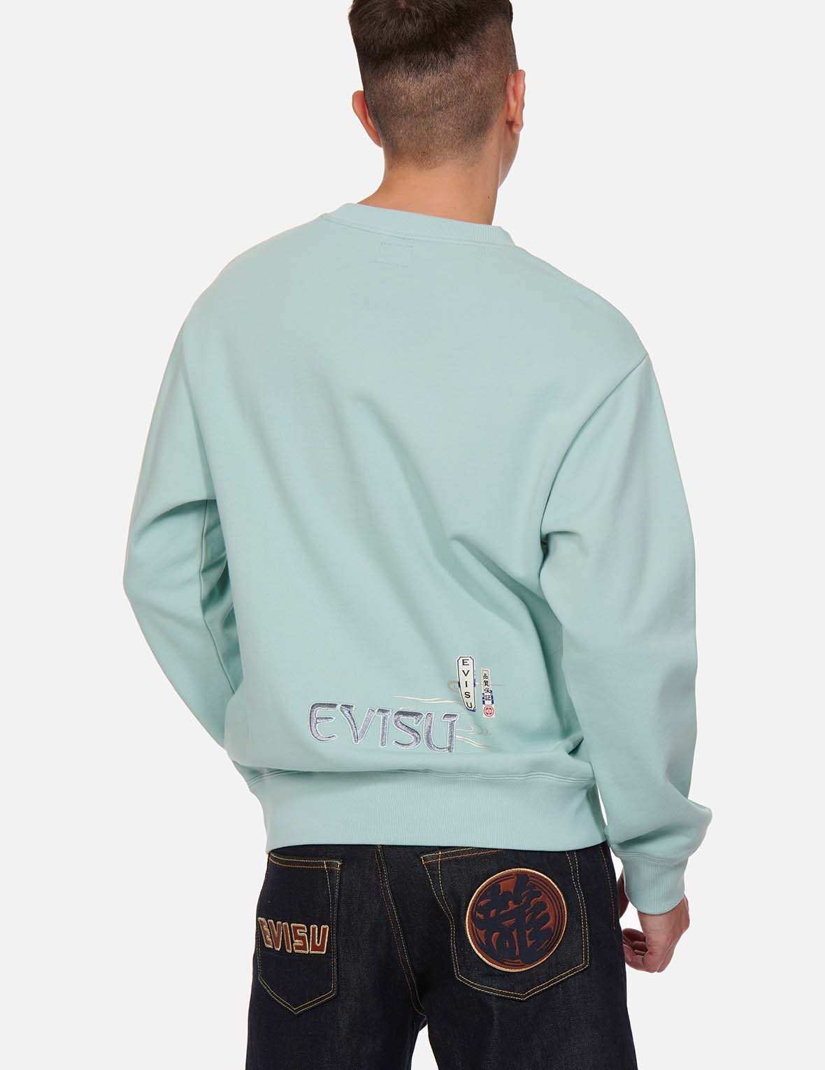 BROCADE SEAGULL APPLIQUÉ SWEATSHIRT - 4