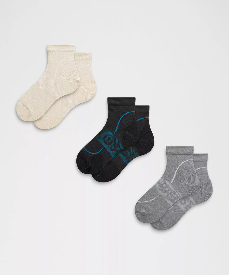 Men's Power Stride Ankle Socks 3 Pack *SLNSH Collection 1
